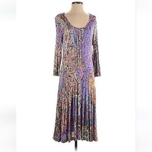 Etro colorful floral print dress